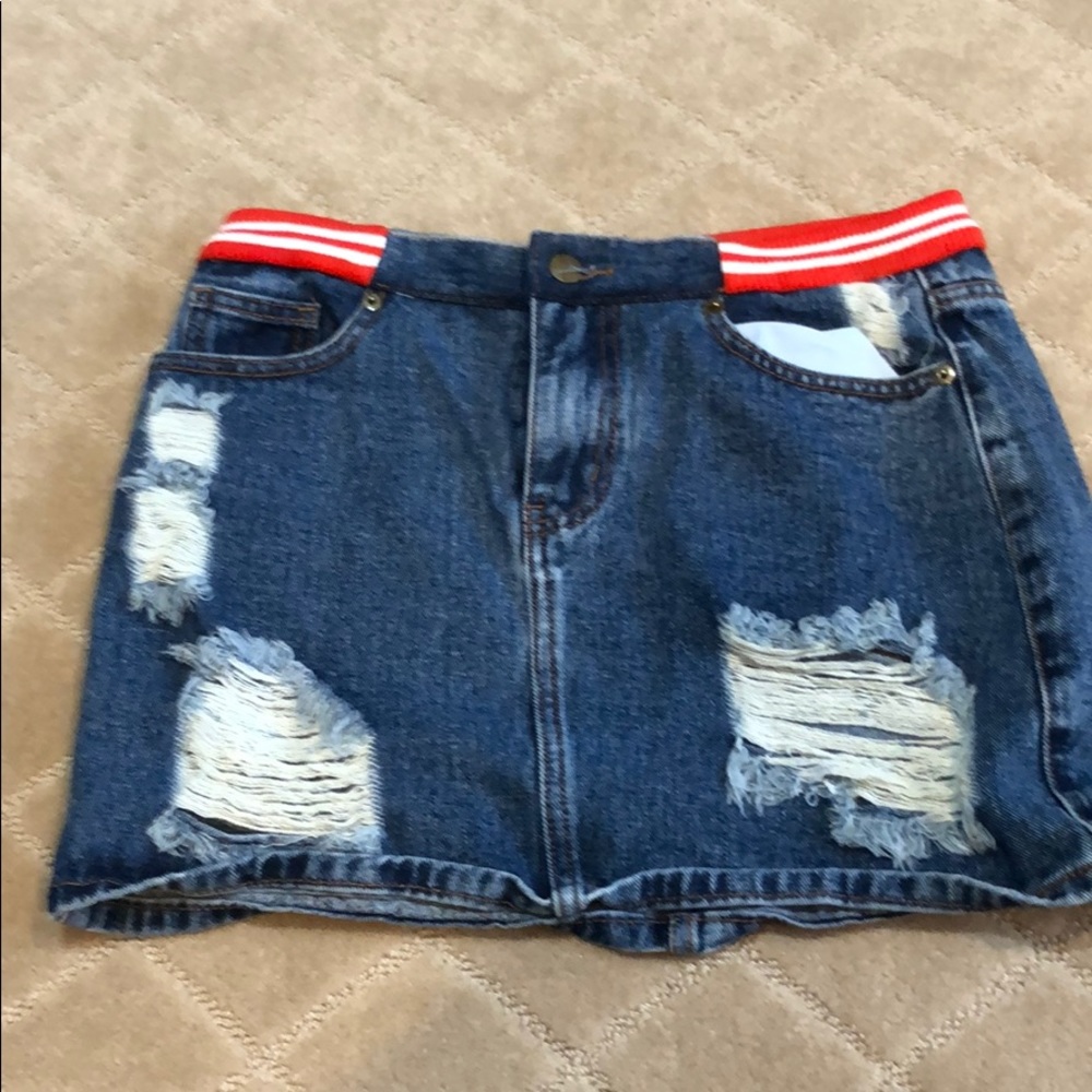 Jean skirt